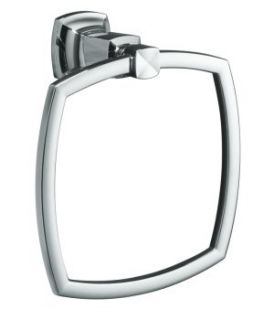 Kohler Margaux Polished Chrome Bathroom Accessory Towel Ring K 16254 