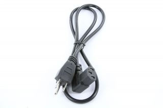3ft right angle power cord computer printer monitor 3 prong ac power 