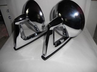 VINTAGE STYLE ROUND CHROME MIRRORS accessory replacement door or 