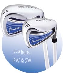 NEW ADAMS LEFT HAND SQUARE TWO FINESSE COMPLETE SET   ALL GRAPHITE