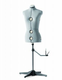 SINGER DF151G Adjustable Dress Form Gray Large Tailor Sewing Companion 
