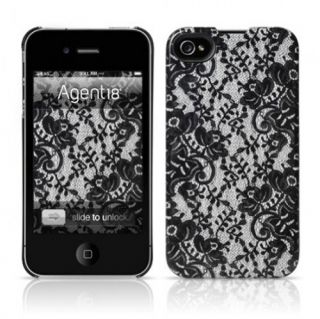 T23 Brand New Agent18 Forceshield Hard Case fo iPhone 4 4S Julia Black 