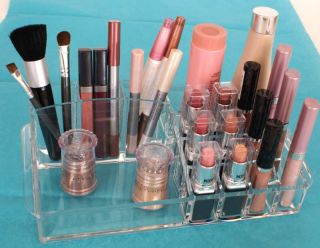 Acrylic Organizer by Garrelli Cosmetics Lipstick Caddy