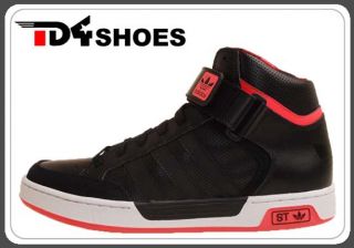 Adidas Varial Mid St Originals Black White Turbo 2011 Mens Skate Shoes 