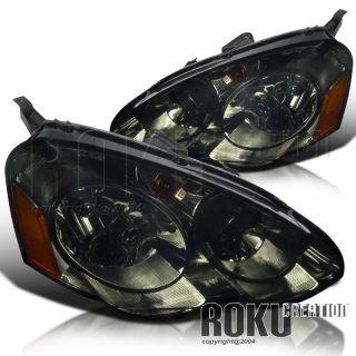 2002 2004 acura rsx type s jdm smoke lens headlights