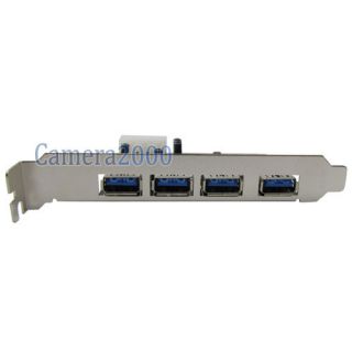 Port USB 3 0 Hub to PCI E Express Card Adapter Win7