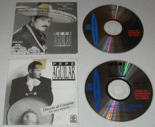 Pepe Aguilar Por Unas Monedas Botellita Lot 2 Promo CD
