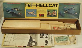   F6F Hellcat Profile Control Line Flying Model Airplane Kit