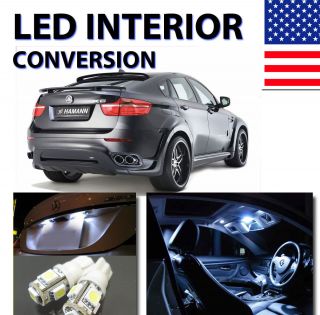 Agt™ Xenon White Interior LED Package Kit for BMW x6 18 Pcs Kit 