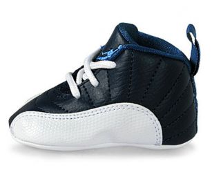Nike Baby Air Jordan Retro 12 (XII) Obsidian Gift Pack Infant Size 3C 