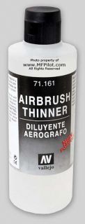 Airbrush Thinner 200ml Econo Bottle Vallejo 71161 New