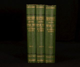 1872 3vol Ainsworth Boscobel Or The Royal Oak Tale Of 1651 Illustrated 