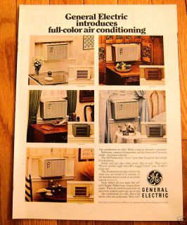 1968 GE General Electric Air Conditioners Ad