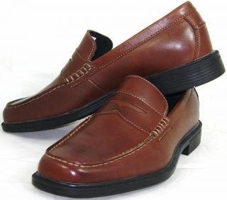 New ROCKPORT Mens 8 Medium AGAWAM CHILLI PENNY LOAFERS DRESS CASUAL 