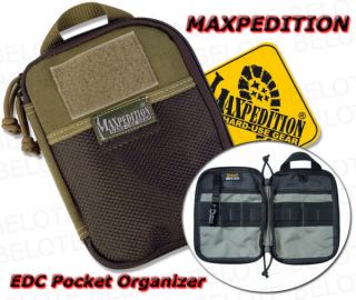 Maxpedition EDC Pocket Organizer OD Green 0246G New
