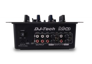 DJ Tech M10USB 2 Channel Rack Mountable Mixer with USB