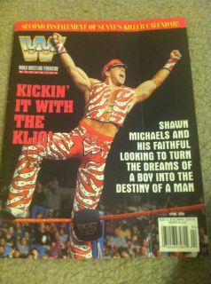   WWF April 1996 Wrestling Magazine Ahmed Johnson WWE WCW TNA ECW