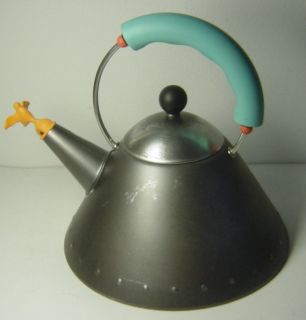 stylish alessi tea kettle designed by michael graves