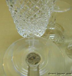   WATERFORD IRISH CUT CRYSTAL STEMWARE 5 ALANA GLASSES WATER SHERRY ETC