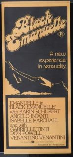 Black Emanuelle 1975 Laura Gemser Daybill Movie Poster