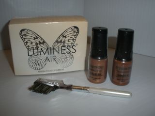 NEW Luminess Air Makeup Airbrush Kit Eye Shadow Kit Bronze Ore Duo Set 