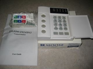 Moose ZXLED8 Burglar Alarm Keypad Control Station