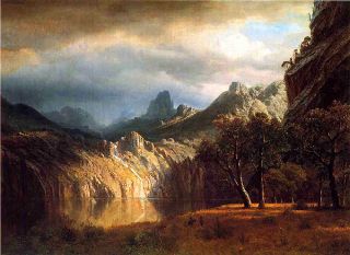 to study the art of albert bierstadt excellent quality images