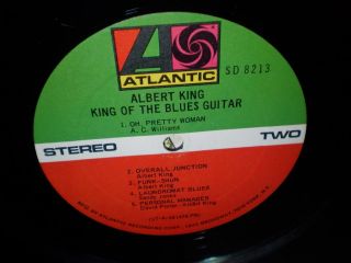 VG LP Albert King King of The Blues Guitar 1969 Atlantic
