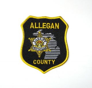Allegan County Michigan Sheriff Police Patch MI Mich
