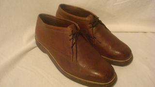 Vintage Allen Edmond Brown Boot Skos Chuka Shoes Ankle 10 5