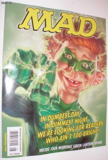 Mad Magazine August 2011 510 Green Lantern Brand New