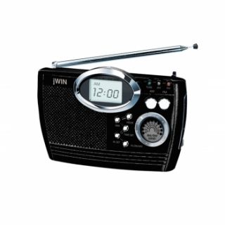Jwin multi LW SW Band Portable Radio w Alarm Clock
