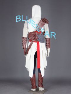 Assassins Creed Altair Cosplay Costume Tailor Made Deluxe Version 