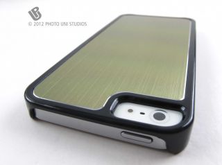 Gold Premium Aluminum Rear Hard Case Cover Apple iPhone 5 6th Gen 