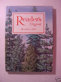 Readers Digest December 1964 Alvin York Walt Disney