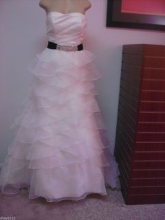 Alfred Angelo Wedding Dress Style 2299 Ivory No Sash