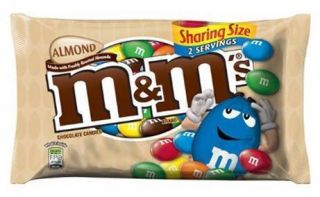 Almond M Ms 80 2G Large Bag American Candy Sweet Chocolate M MS 