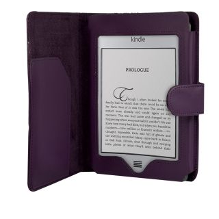 Leather Case Cover Wallet for  Kindle 4 Touch Paperwhite Kobo 