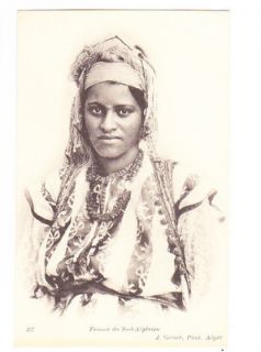 Algeria PPC 1910s J Geiser Alger Femme Du Sud Algerien Black Girl 