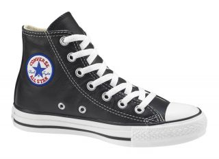 1S581 Converse Chuck Taylor All Star Black Leather Hi
