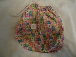   1998 PLAYMATES AMAZING AMY INTERACTIVE DOLL DRAW STRING ACC BAG (DX3