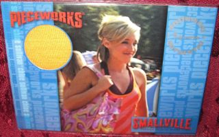 2006 2007 Smallville S5 Pieceworks Card PW4 Chloe Allison Mack