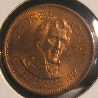 7th President Andrew Jackson Medallion Beauty