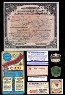   John Palutis Prohibition Whiskey Prescription Document History