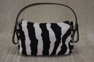 Kate Spade Parker Fisher Island Zebra Print Gillen Shoulder Bag Small 