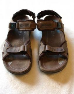Mephisto Allrounder Mens Size 44 Sandals Brown Leather