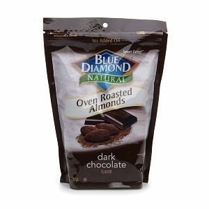 Blue Diamond Natural Oven Roasted Almonds Bag Dark Chocolate 14 oz 397 