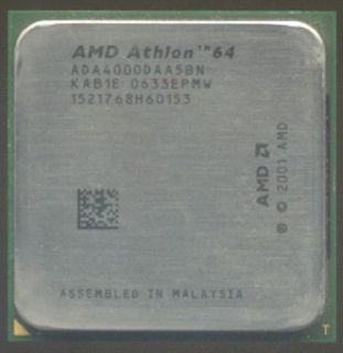 AMD ATHLON 64 4000+ SOCKET 939 CPU ADA4000DAA5BN SAN DIEGO CORE 