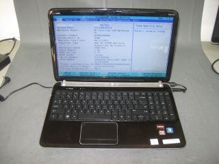 HP dv6 6145DX Laptop AMD A8 3500M Quad 1 5GHz 15 6 Beats DVDRW 2GB 