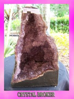 Amethyst Geode Cathedral Very High Quality Table Top Geode w/ Free 